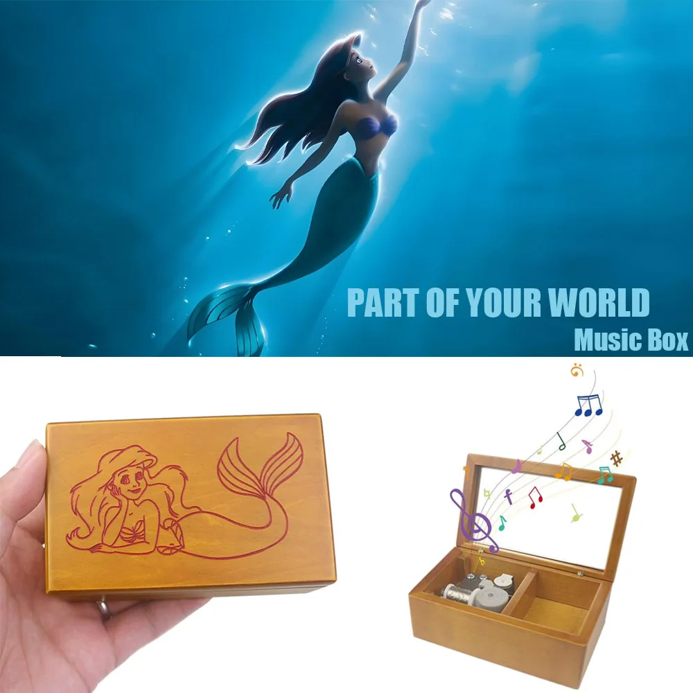 PART OF YOU WORLD Music Box Mermaid , for children, girlfriends, family, birthdays, Christmas, and Valentine's Day gifts
PART OF YOU WORLD Music Box Mermaid , for children, girlfriends, family, birthdays, Christmas, and Valentine's Day gifts
