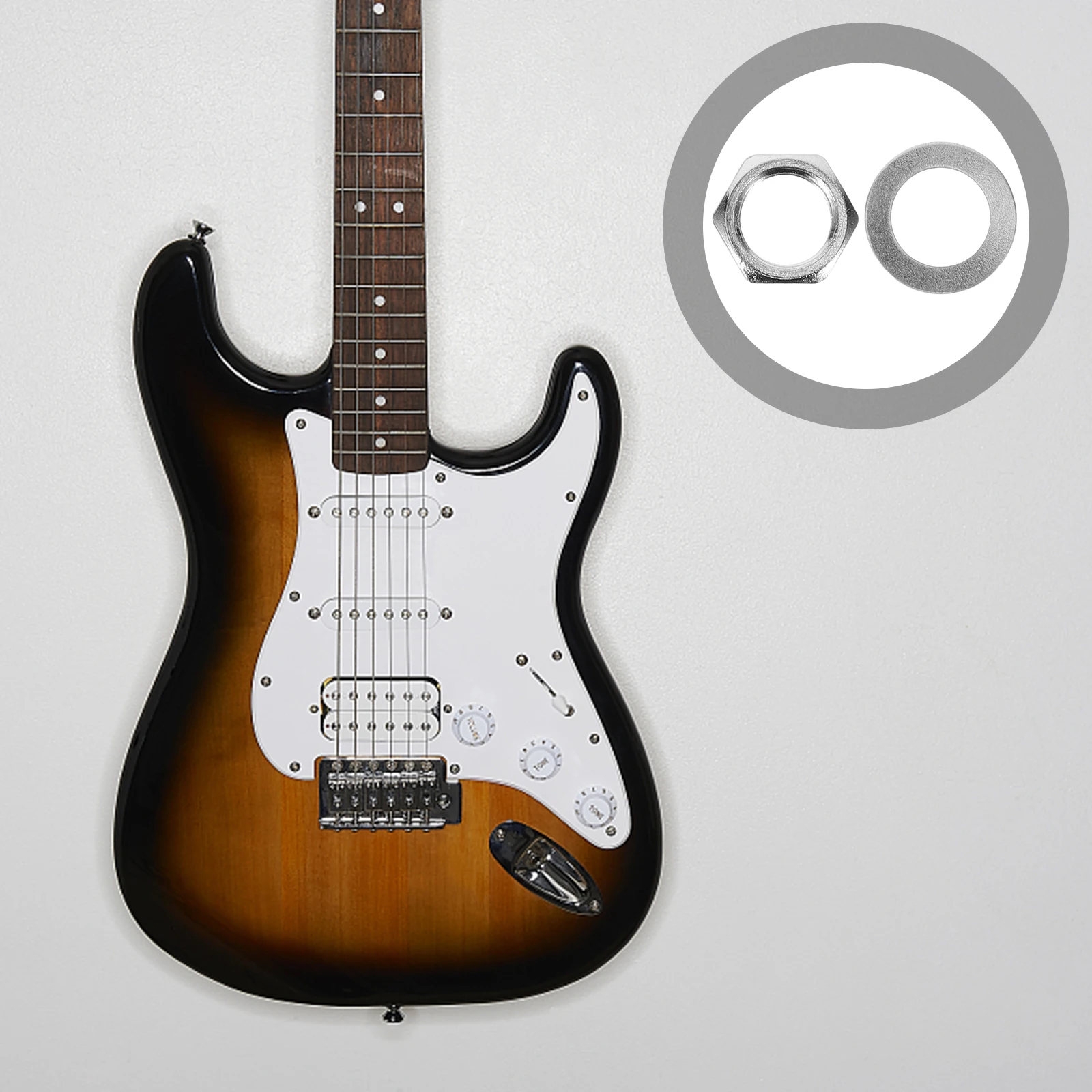Guitar Accessory Set Potentiometer Washer Electric Nut Pads Nuts Metal Accessories Switch
Guitar Accessory Set Potentiometer Washer Electric Nut Pads Nuts Metal Accessories Switch