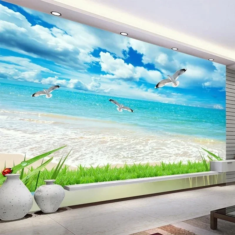 3D фотообои с морским пейзажем, гостиная, ТВ, диван, современный простой домашний декор, настенная живопись, 3 D Sala
3D фотообои с морским пейзажем, гостиная, ТВ, диван, современный простой домашний декор, настенная живопись, 3 D Sala
