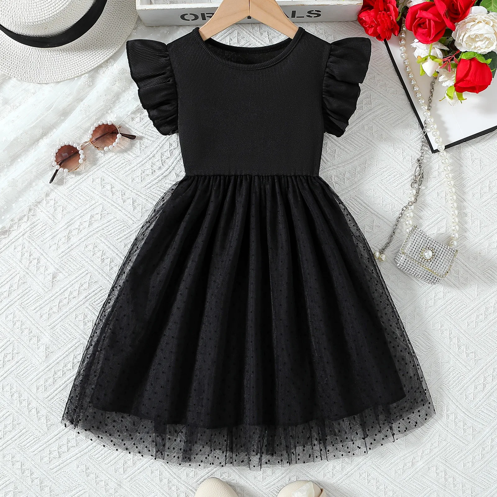 Black Girls Dress 2025 New Kids Clothes Summer Short sleeve Princess Dresses Party Baby Dresses for Children Fashion 1-8Y
Black Girls Dress 2025 New Kids Clothes Summer Short sleeve Princess Dresses Party Baby Dresses for Children Fashion 1-8Y
