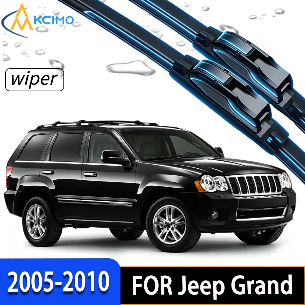 Durable Rubber Front Windscreen Wiper Blades, Stable Performance Under All Weather Conditions for Jeep Grand Cherokee 2005-2010
Durable Rubber Front Windscreen Wiper Blades, Stable Performance Under All Weather Conditions for Jeep Grand Cherokee 2005-2010