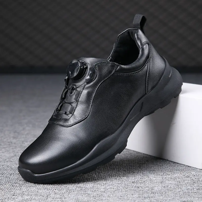 Hot Mens Leather Golf Trainers Mens Quick Lace Walking Shoes Mens Mens Golf Shoes Padded Gym Shoes
Hot Mens Leather Golf Trainers Mens Quick Lace Walking Shoes Mens Mens Golf Shoes Padded Gym Shoes