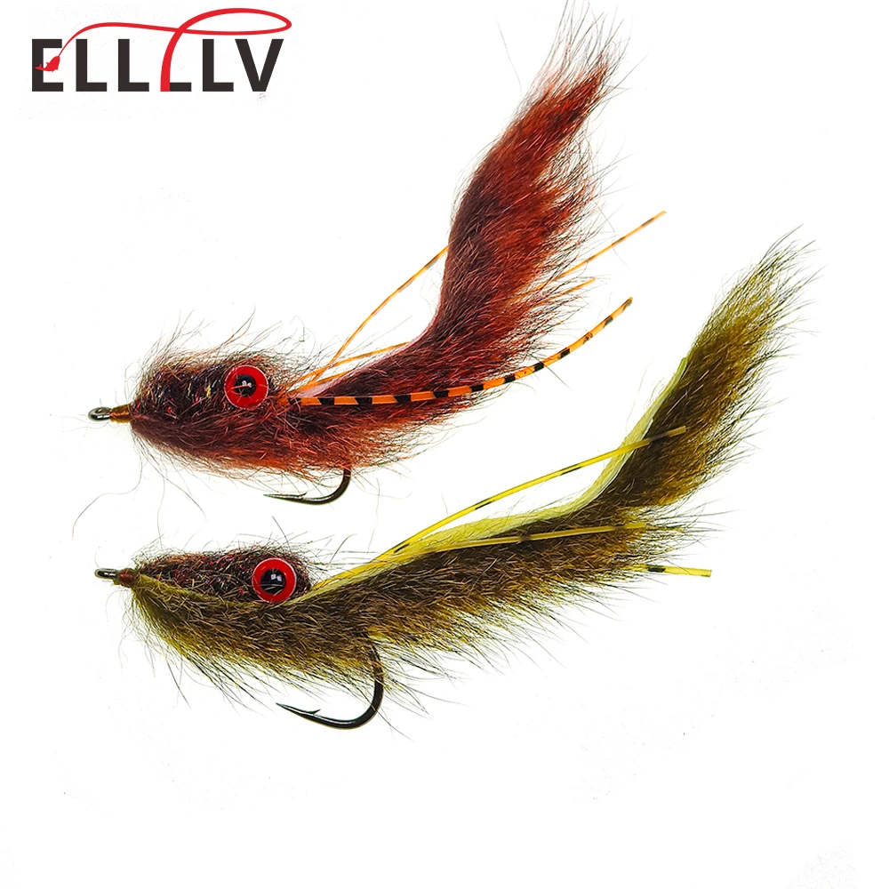 Ellllv 2PCS #4 #6 Brass Dumbbell Eyes Long Tail Squirrel Strip Zonker Fly Fishing Streamers Lure Bait for Sea Bass Trout Pike
Ellllv 2PCS #4 #6 Brass Dumbbell Eyes Long Tail Squirrel Strip Zonker Fly Fishing Streamers Lure Bait for Sea Bass Trout Pike