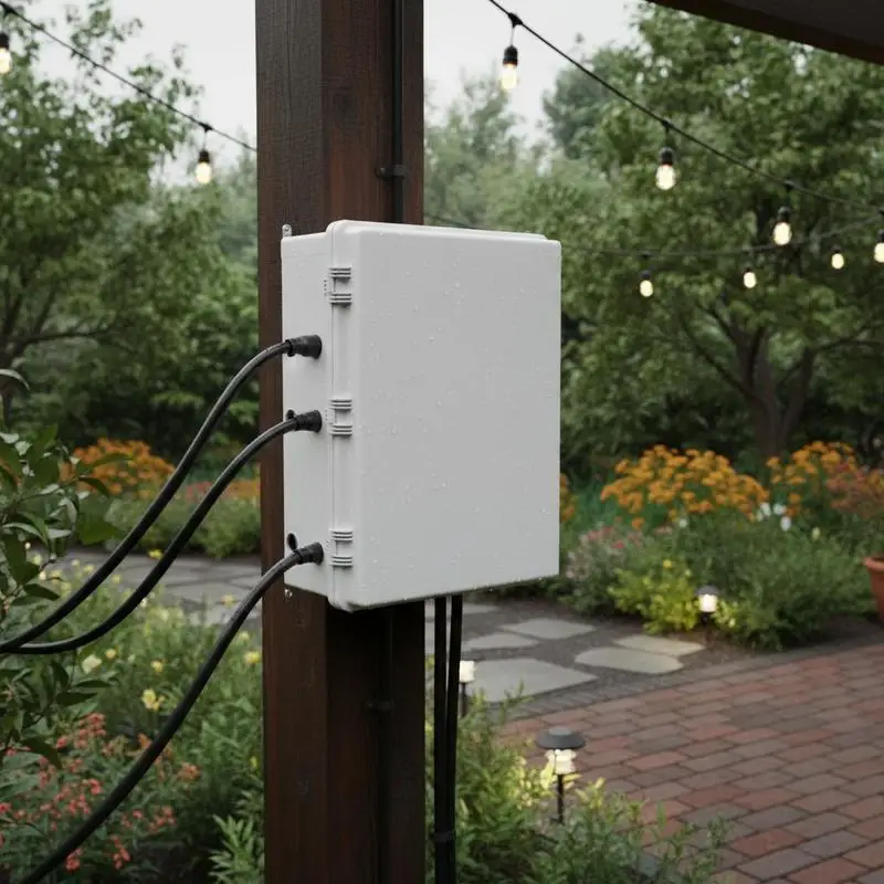 ABS Plastic Project Case 21 x 17 x 8 in For Outdoor Wiring Garden Security Communication System Hinged Cover Metal Latch IP67 Dustproof Wall Mount Bracket Included
ABS Plastic Project Case 21 x 17 x 8 in For Outdoor Wiring Garden Security Communication System Hinged Cover Metal Latch IP67 Dustproof Wall Mount Bracket Included