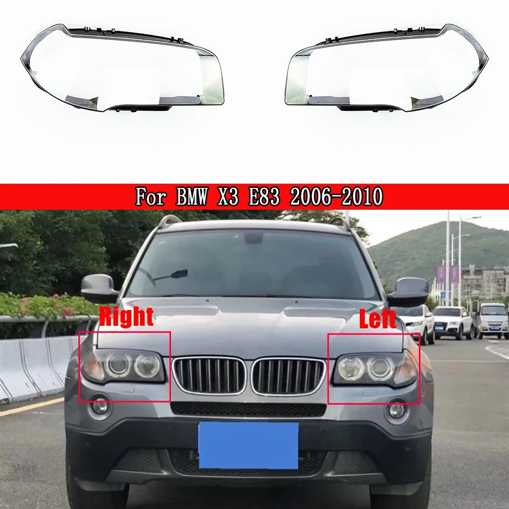 Car Headlight Lens For BMW X3 E83 2006~2010 Transparent Lampshade Glass Lampcover Caps Headlamp Shell Auto Head Lamp Light Case
Car Headlight Lens For BMW X3 E83 2006~2010 Transparent Lampshade Glass Lampcover Caps Headlamp Shell Auto Head Lamp Light Case
