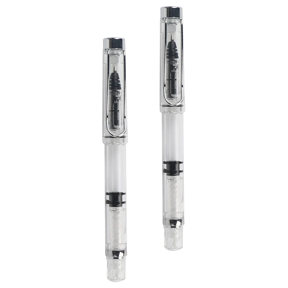 2 Pcs Portable Piston Filling Gel Pen Miss Fillable Plastic School Pens Calligraphy Ink
2 Pcs Portable Piston Filling Gel Pen Miss Fillable Plastic School Pens Calligraphy Ink