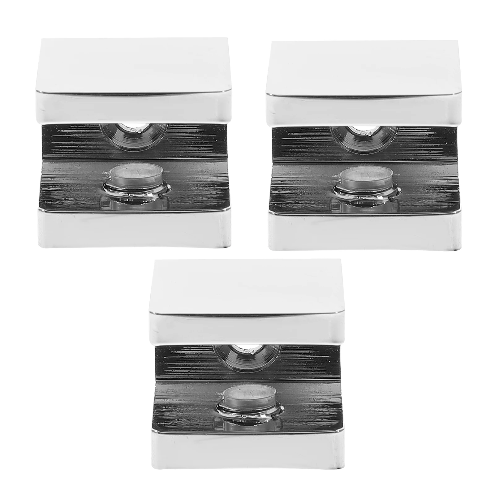 3pcs Silver Square Glass Holder Bracket Heavy Duty Adjustable Non Slip Gaskets Stability Furniture Bookcases Wine Cabinets
3pcs Silver Square Glass Holder Bracket Heavy Duty Adjustable Non Slip Gaskets Stability Furniture Bookcases Wine Cabinets
