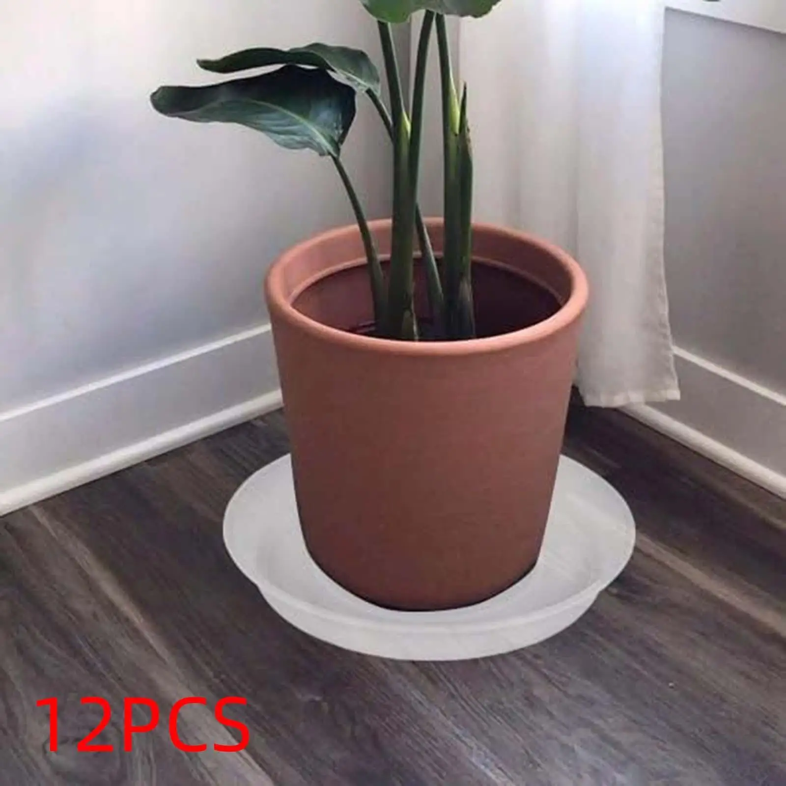 Round Plant Saucer for Pots 11.81 Inch Water Drip Tray Movable Heavy Duty Base for Indoor Outdoor Flower Planter
Round Plant Saucer for Pots 11.81 Inch Water Drip Tray Movable Heavy Duty Base for Indoor Outdoor Flower Planter