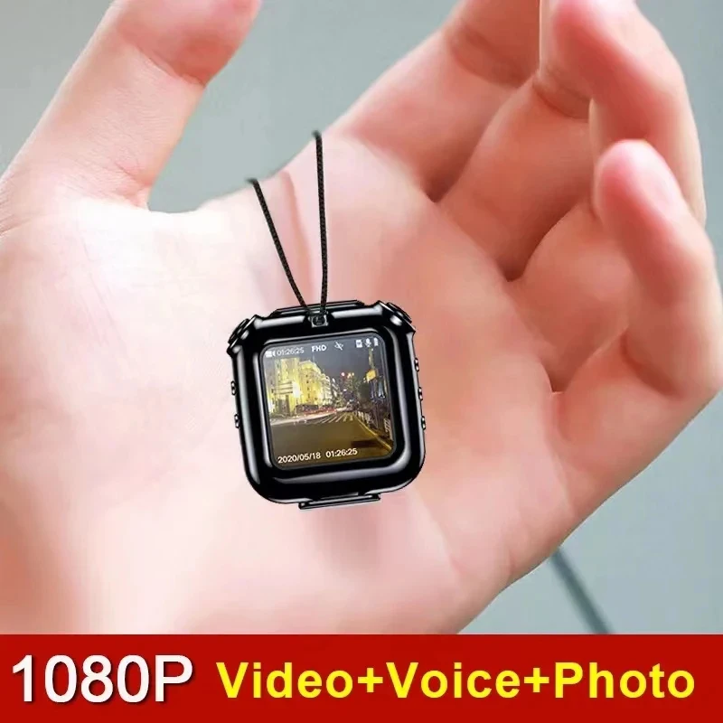 V9 Mini Clip Necklace Camera 1080P Portable Cam Dispaly Screen Audio Video Voice Photo Recorder Smart Loop Recording Camcorder
V9 Mini Clip Necklace Camera 1080P Portable Cam Dispaly Screen Audio Video Voice Photo Recorder Smart Loop Recording Camcorder