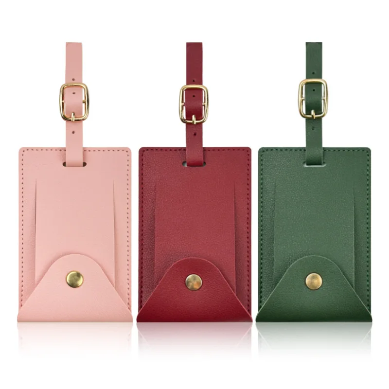 1 PCS Travel Fashion Solid Color PU Leather Luggage Tag Travel Accessories Name ID Address Portable Tags Suitcase Luggage Tag
1 PCS Travel Fashion Solid Color PU Leather Luggage Tag Travel Accessories Name ID Address Portable Tags Suitcase Luggage Tag