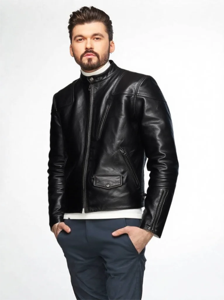 Black Winter Leather Jacket Men Vintage Style Plus Size 5XL Genuine Natural Thick Cowhide Stand Collar Slim Fit Leather Coat
Black Winter Leather Jacket Men Vintage Style Plus Size 5XL Genuine Natural Thick Cowhide Stand Collar Slim Fit Leather Coat