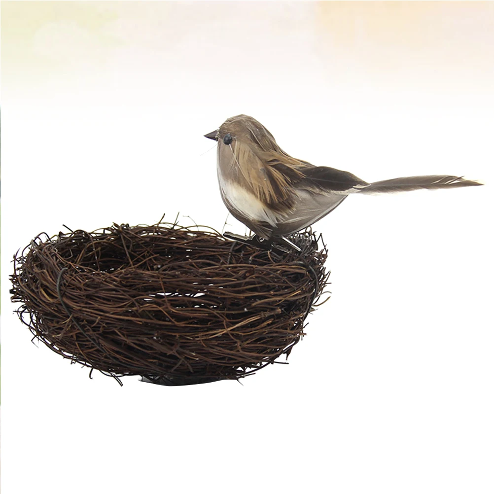 3pcs Egg Nest Ornament Grey Head Rattan Foam Nest Decor For Home Office Party Kids Room Diy Micro Landscape Prop Fake Bird
3pcs Egg Nest Ornament Grey Head Rattan Foam Nest Decor For Home Office Party Kids Room Diy Micro Landscape Prop Fake Bird