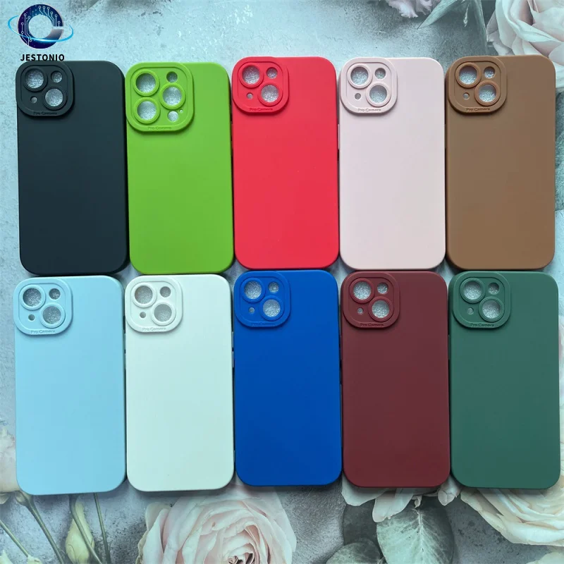 Candy Color Soft TPU Case For iPhone 16 14 15 Pro Plus 13 12 11 Pro Max 16e 17 Shockproof Silicone Phone Cover Fundas
Candy Color Soft TPU Case For iPhone 16 14 15 Pro Plus 13 12 11 Pro Max 16e 17 Shockproof Silicone Phone Cover Fundas