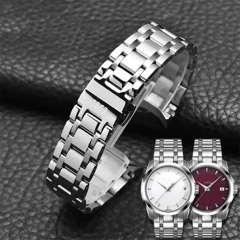Superior 316L Stainless Steel Watchband 18Mm Sier Solid Curved End Bracelet Fit For Tissot T-Classic Couturie T035 Watch
Superior 316L Stainless Steel Watchband 18Mm Sier Solid Curved End Bracelet Fit For Tissot T-Classic Couturie T035 Watch