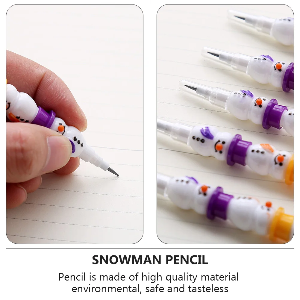 10 Pcs Pencils Snowman Design 5 Section Plastic Shell Writing Pens Student Kids School Snowman Pencil Supplies
10 Pcs Pencils Snowman Design 5 Section Plastic Shell Writing Pens Student Kids School Snowman Pencil Supplies