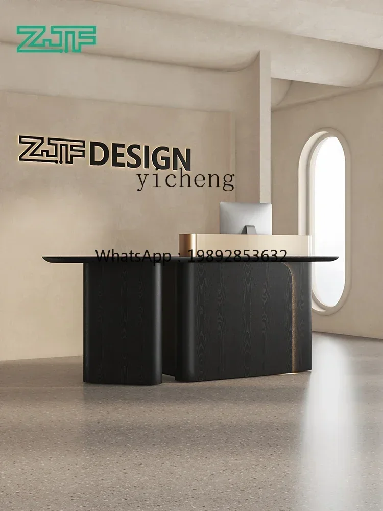 HYS Salon Reception Desk Company Front Desk Black Entry Lux Women's Clothing Shop Cashier
HYS Salon Reception Desk Company Front Desk Black Entry Lux Women's Clothing Shop Cashier