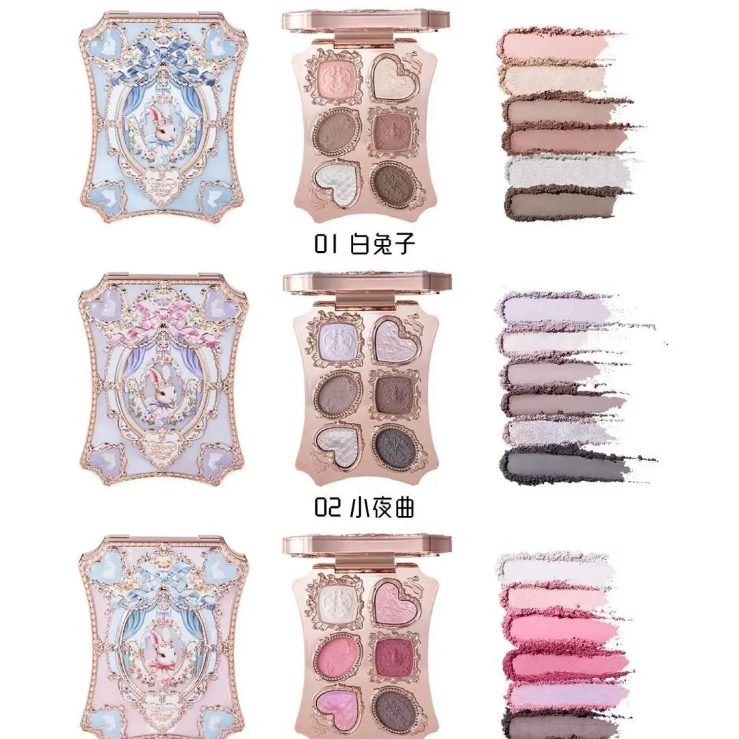 Flower Know Bunny Garde Series Eyeshadow Palette Matte Fine Shimmer Pearl Face Palette 6 Colour Glitter Eye Shadow
Flower Know Bunny Garde Series Eyeshadow Palette Matte Fine Shimmer Pearl Face Palette 6 Colour Glitter Eye Shadow
