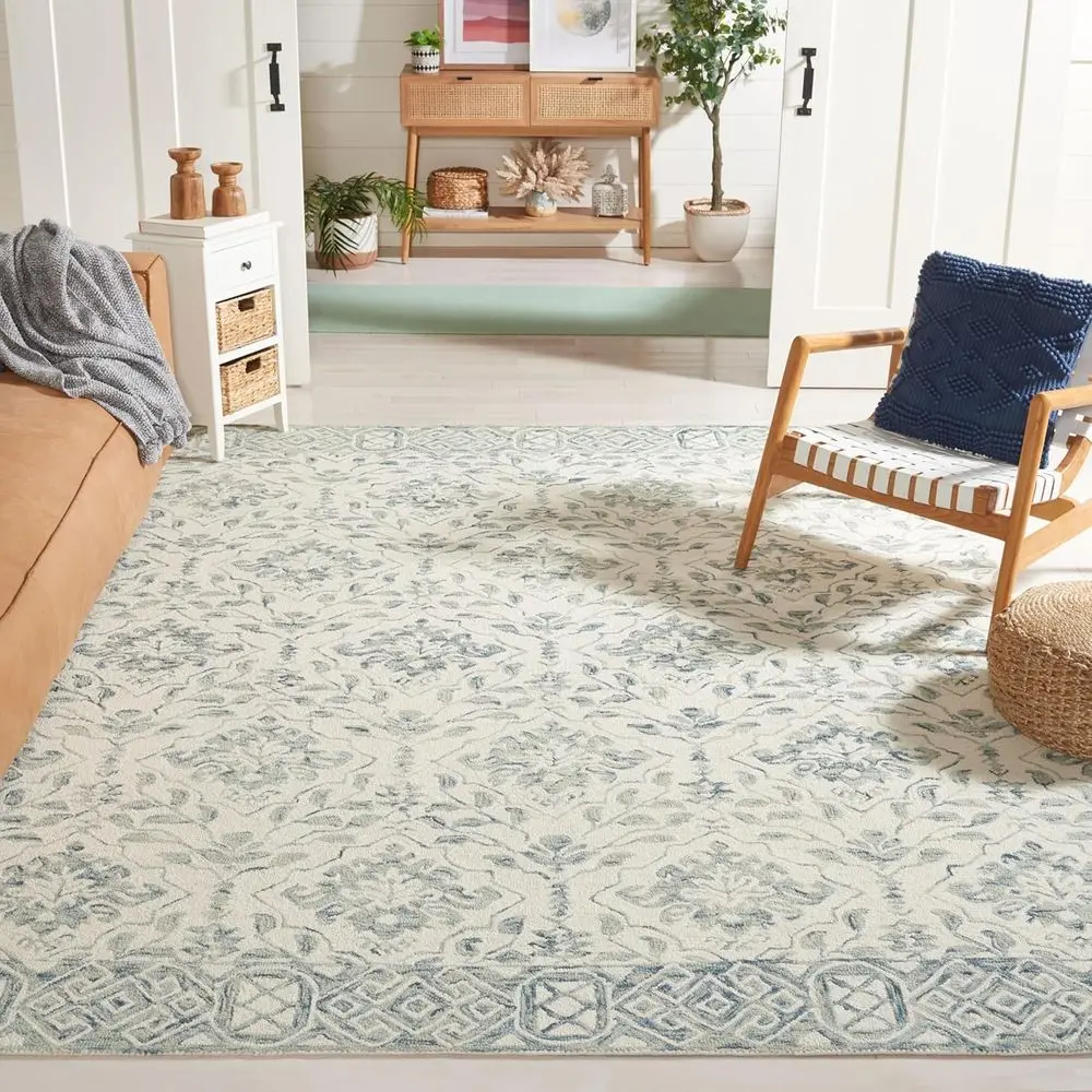 Dip Dye Collection Area Rug - 10' x 14', Blue & Ivory, Handmade Wool, Ideal or High Traic Areas in Living Room, Bedroom (DDY901M
Dip Dye Collection Area Rug - 10' x 14', Blue & Ivory, Handmade Wool, Ideal or High Traic Areas in Living Room, Bedroom (DDY901M