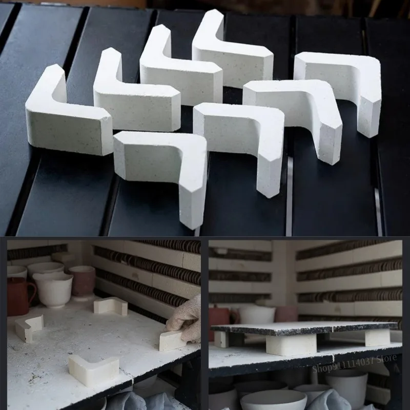 L-shaped Pillar Electric Kiln Shed Plate Mullite Pillar Ceramic Kiln Firing Tools High Temperature Resistance Pottery Tools
L-shaped Pillar Electric Kiln Shed Plate Mullite Pillar Ceramic Kiln Firing Tools High Temperature Resistance Pottery Tools