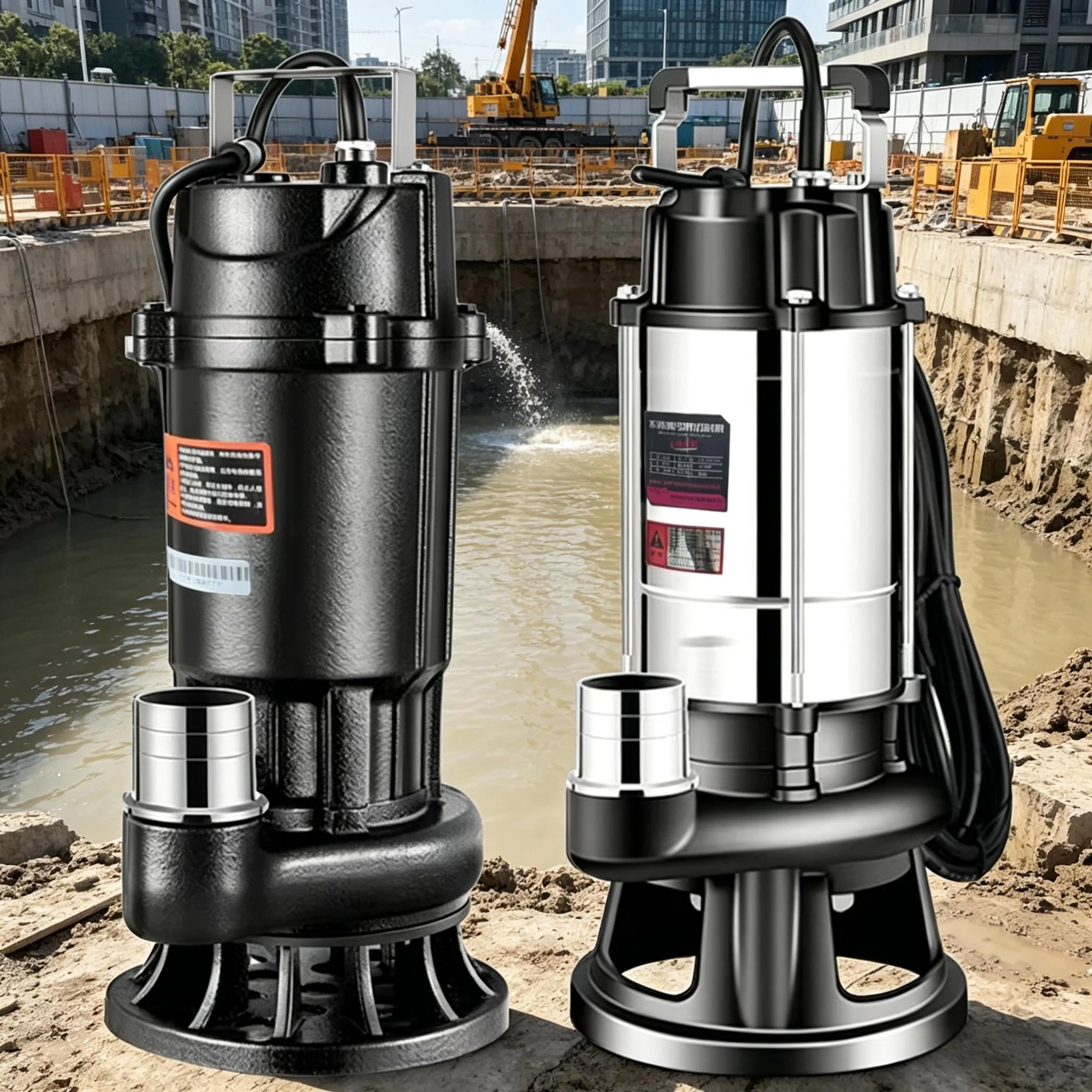 220V Stainless Steel Submersible Pump Self Priming Sewage Pump Garden Irrigation Drainage Underwater Farm Household Industrial
220V Stainless Steel Submersible Pump Self Priming Sewage Pump Garden Irrigation Drainage Underwater Farm Household Industrial