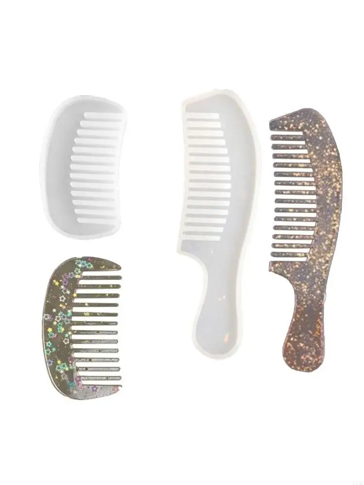 91AF 2Pcs Hair Comb Silicone Mold Hair Comb Epoxy Casting Molds Handmade Craft DIY
91AF 2Pcs Hair Comb Silicone Mold Hair Comb Epoxy Casting Molds Handmade Craft DIY