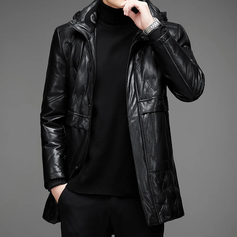 2024-New Men's Business British Style Solid Color Trend British Style Casual Fashion Hooded Sheepskin Trench Coat Leather Jacket
2024-New Men's Business British Style Solid Color Trend British Style Casual Fashion Hooded Sheepskin Trench Coat Leather Jacket