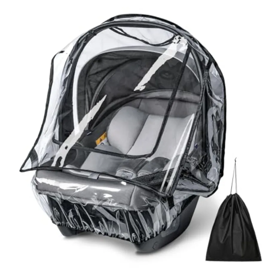 bemece Car Seat Rain Cover, Baby Car Seat Rain Cover Universal with Side Ventilation and Quick-Access Large Window, Protected f
bemece Car Seat Rain Cover, Baby Car Seat Rain Cover Universal with Side Ventilation and Quick-Access Large Window, Protected f