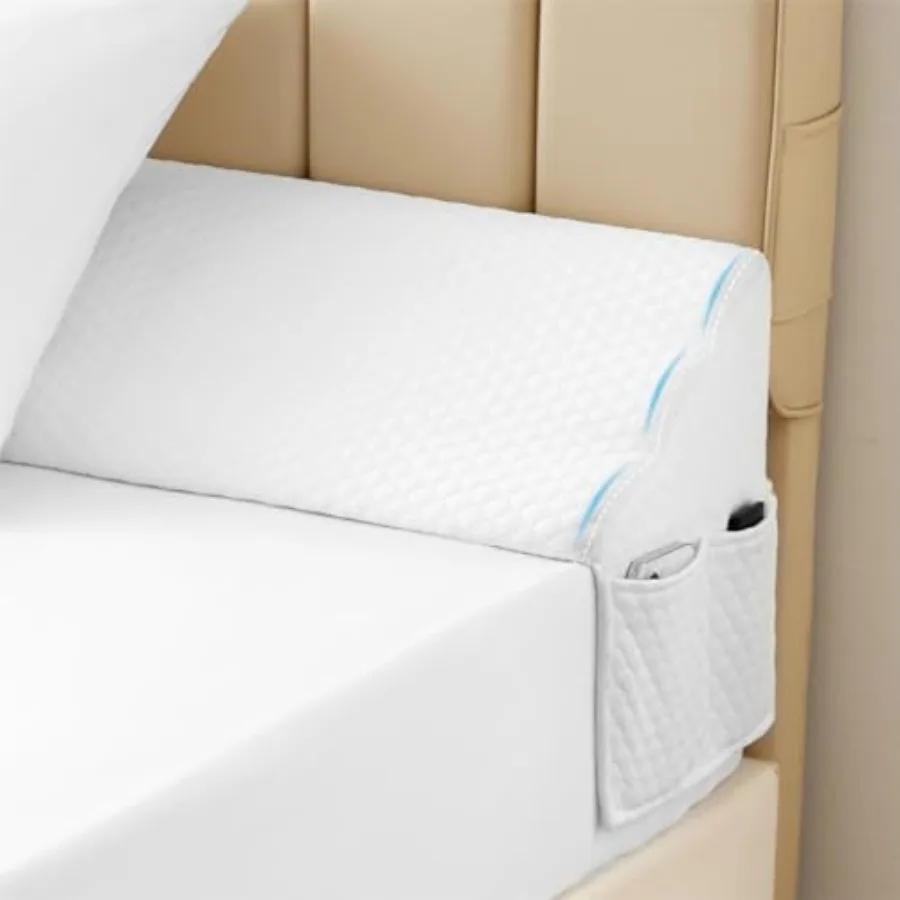 King Bed Wedge Pillow for Headboard 76"x10"x6" Bed Gap Filler Headboard Pillow Anti-Slip Gap Pillow Air-Layer White High Densit
King Bed Wedge Pillow for Headboard 76"x10"x6" Bed Gap Filler Headboard Pillow Anti-Slip Gap Pillow Air-Layer White High Densit