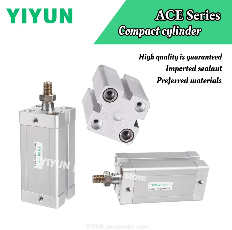 1PC Thin type cylinder ACE12 ACE16 ACE20 ACE25 32 40X5SB X10X15X20X25X30X35X40X45X50X55X60X70X75X80X90X100SB ACE series YIYUN
1PC Thin type cylinder ACE12 ACE16 ACE20 ACE25 32 40X5SB X10X15X20X25X30X35X40X45X50X55X60X70X75X80X90X100SB ACE series YIYUN