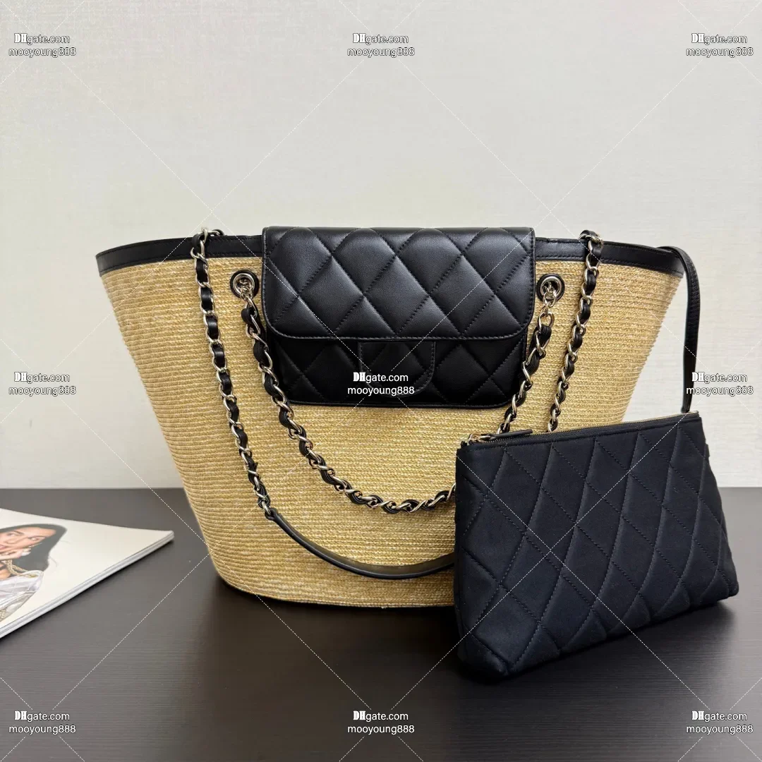 wholesale price 12A upgrade mirror quality designer straw tote bag for women lambskin leather shoulder beige purse with
wholesale price 12A upgrade mirror quality designer straw tote bag for women lambskin leather shoulder beige purse with