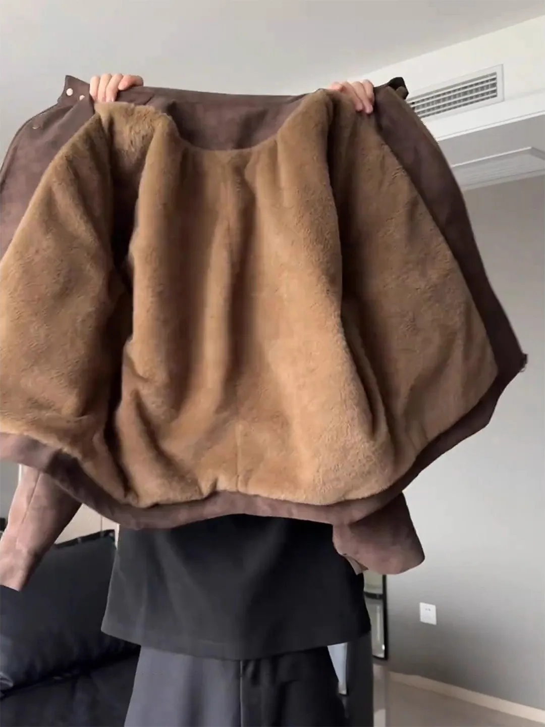 Коричневый хлопковый джерт Thiened Fce на подкладке, мужская осенне-зимняя рабочая одежда для мотоцикла, джерт с воротником-стойкой, облегающий молодежный Fa...
Коричневый хлопковый джерт Thiened Fce на подкладке, мужская осенне-зимняя рабочая одежда для мотоцикла, джерт с воротником-стойкой, облегающий молодежный Fa...