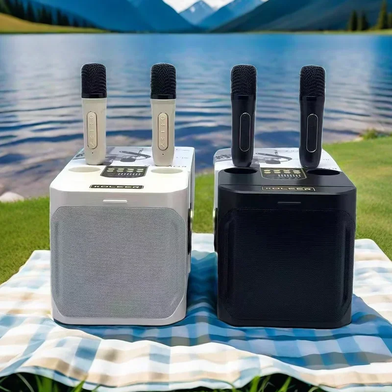 With Wireless MicrophoneBluetooth Speaker Outdoor Subwoofer Powerful Portable Home Theater Karaoke Party Box Caixa De Som S882
With Wireless MicrophoneBluetooth Speaker Outdoor Subwoofer Powerful Portable Home Theater Karaoke Party Box Caixa De Som S882
