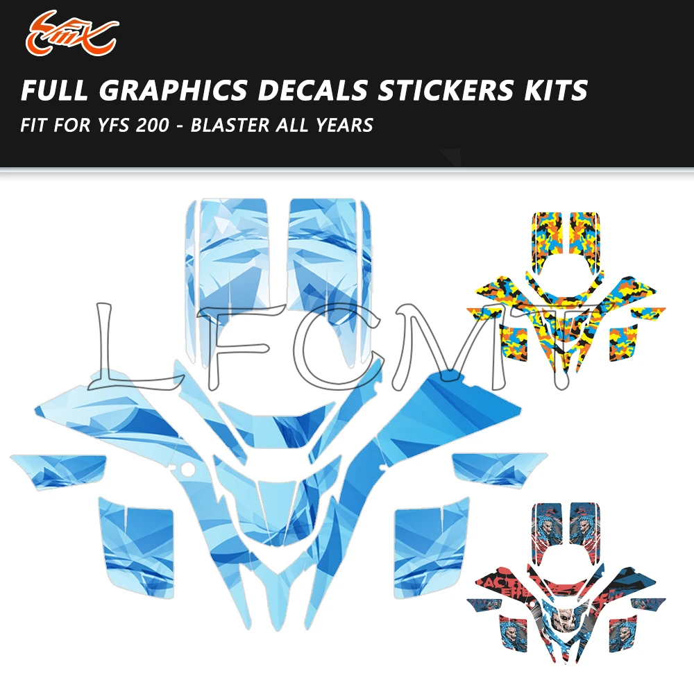 Fairing Decoration Graphics Decals Stickers Kit ATV Background Fit for Yamaha BLASTER YFS200 YFS 200 Blaster200 1988-2006
Fairing Decoration Graphics Decals Stickers Kit ATV Background Fit for Yamaha BLASTER YFS200 YFS 200 Blaster200 1988-2006