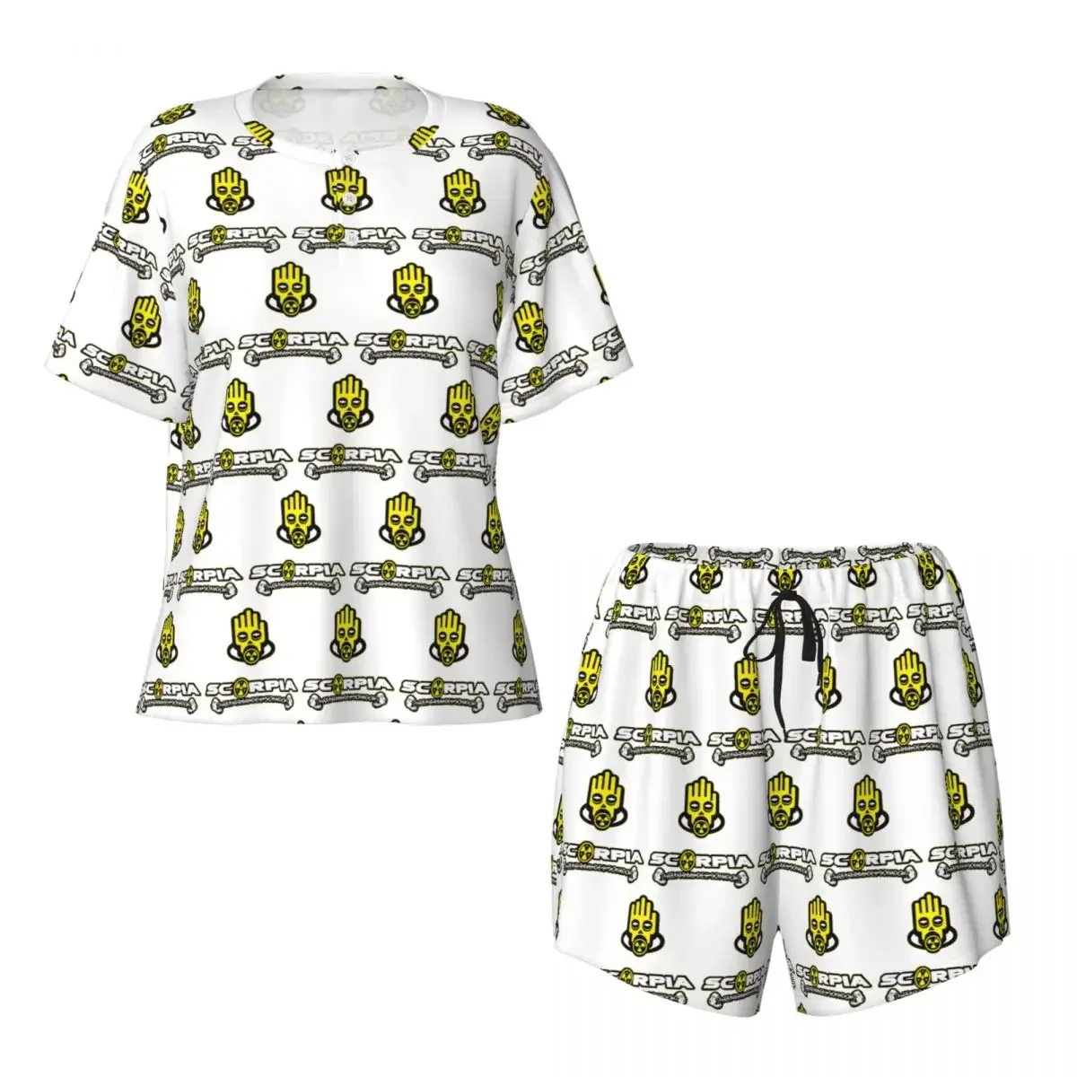 Scorpia - Central Del Sonido Round Neck Short Sleeve Nightgowns for Sleeping Sleepshirts Women Loose Pajama Set Short Pants
Scorpia - Central Del Sonido Round Neck Short Sleeve Nightgowns for Sleeping Sleepshirts Women Loose Pajama Set Short Pants