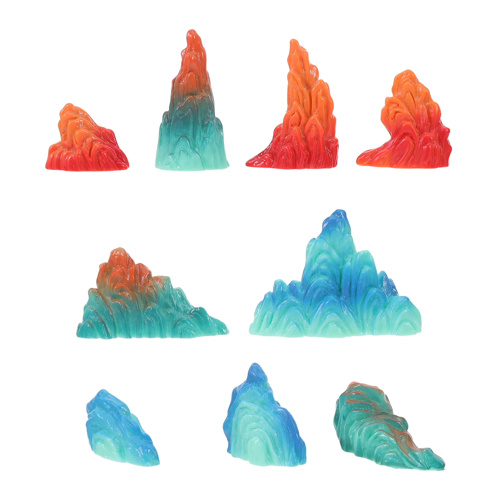 9Pcs Miniature Artificial Rockery Simulation Stones Zen Garden Aquarium Landscape Bonsai Terrarium Decoration Resin Mountain
9Pcs Miniature Artificial Rockery Simulation Stones Zen Garden Aquarium Landscape Bonsai Terrarium Decoration Resin Mountain