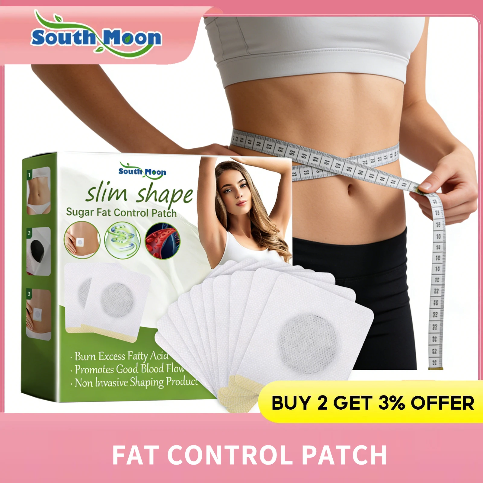 Weight Management Patch Anti Cellulite Fat Burning Promote Metabolism Waist Leg Shaping Reduce Appetite Sugar Control Patches
Weight Management Patch Anti Cellulite Fat Burning Promote Metabolism Waist Leg Shaping Reduce Appetite Sugar Control Patches