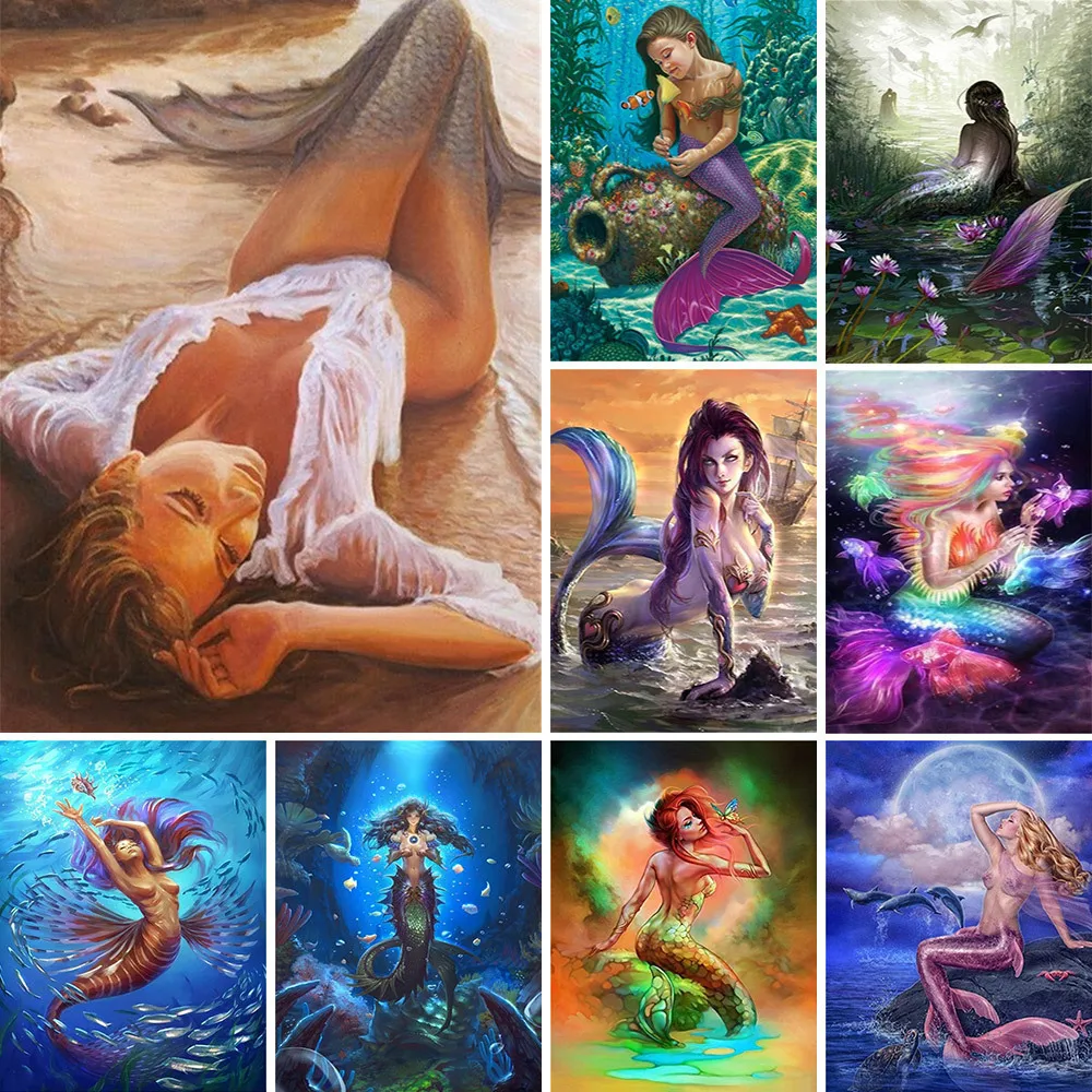 Mermaid Fairy Tale Scenery Cross Stitch DIY Embroidery Set Painting Hobby Needlework Handiwork Stamped Wholesale For Adults
Mermaid Fairy Tale Scenery Cross Stitch DIY Embroidery Set Painting Hobby Needlework Handiwork Stamped Wholesale For Adults