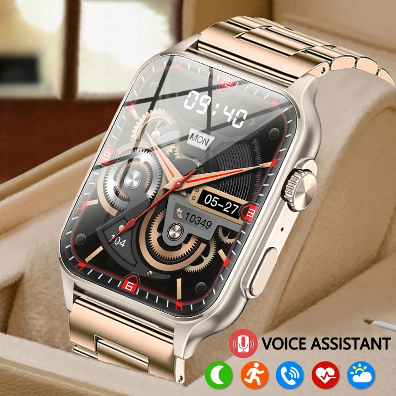 ChiBear New Fashion Women Smart Watch 1.96 Inch Sports Fitness Bracelet Voice Assistant Call Dial Smartwatch Men For Android IOS
ChiBear New Fashion Women Smart Watch 1.96 Inch Sports Fitness Bracelet Voice Assistant Call Dial Smartwatch Men For Android IOS