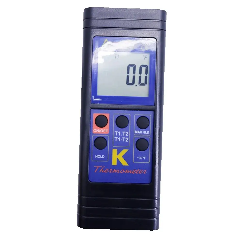 AZ8803 Handheld Digital Dual K Thermometer Thermocouple Thermometer-Dual Channels Sampling Rate 2.5 Times Per Seconds
AZ8803 Handheld Digital Dual K Thermometer Thermocouple Thermometer-Dual Channels Sampling Rate 2.5 Times Per Seconds