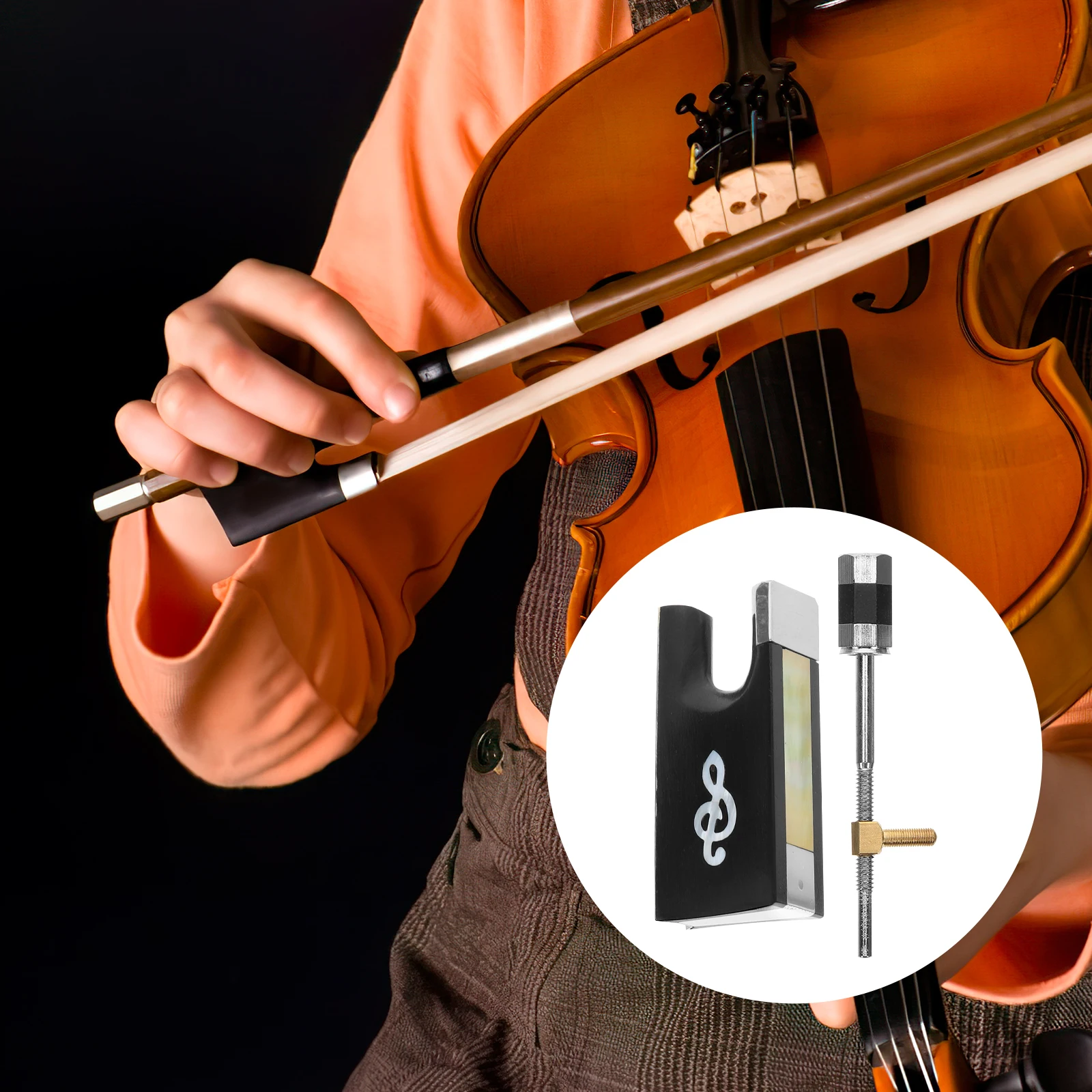Violin Tail Library Bow Frog With Screw Screws Accessory Musical Instrument Metal Replacement Accessories Supplies Student
Violin Tail Library Bow Frog With Screw Screws Accessory Musical Instrument Metal Replacement Accessories Supplies Student