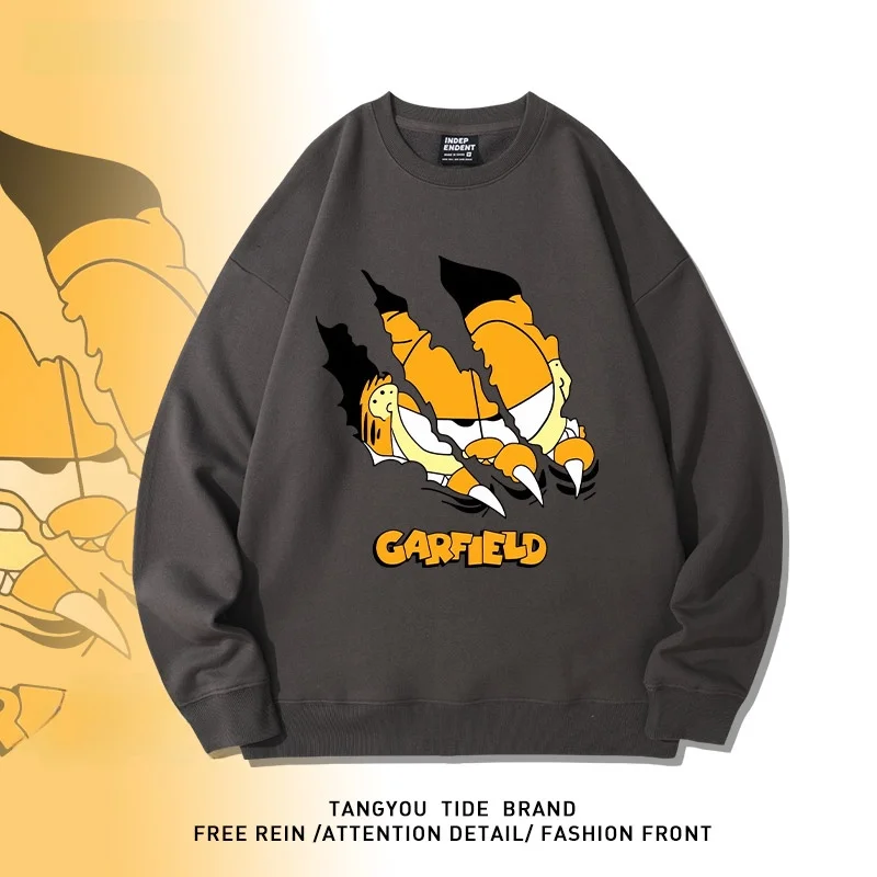 American Sle Long Sve round Ne Sweatirt Cartoon Print Design Loose Couple Matching Phi Anime Surroundings
American Sle Long Sve round Ne Sweatirt Cartoon Print Design Loose Couple Matching Phi Anime Surroundings