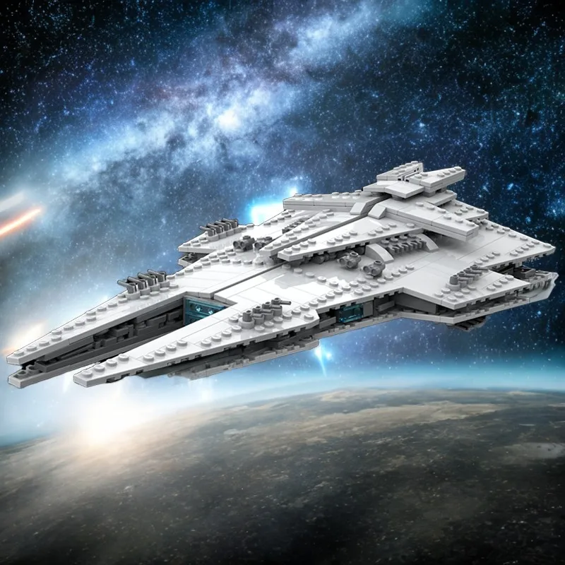830 шт., строительные блоки Star Battle Harrowersa-Class Dreadnought, обучающая строительная игрушка, детский подарок на день рождения, STEM Learning
830 шт., строительные блоки Star Battle Harrowersa-Class Dreadnought, обучающая строительная игрушка, детский подарок на день рождения, STEM Learning