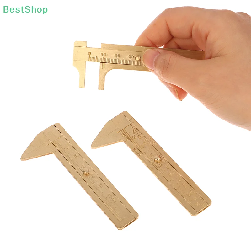 Mini Brass Vernier Caliper Portable Sliding Ruler Metal Vernier Caliper Precision Measuring Tool For Jewelry DIY Crafts
Mini Brass Vernier Caliper Portable Sliding Ruler Metal Vernier Caliper Precision Measuring Tool For Jewelry DIY Crafts