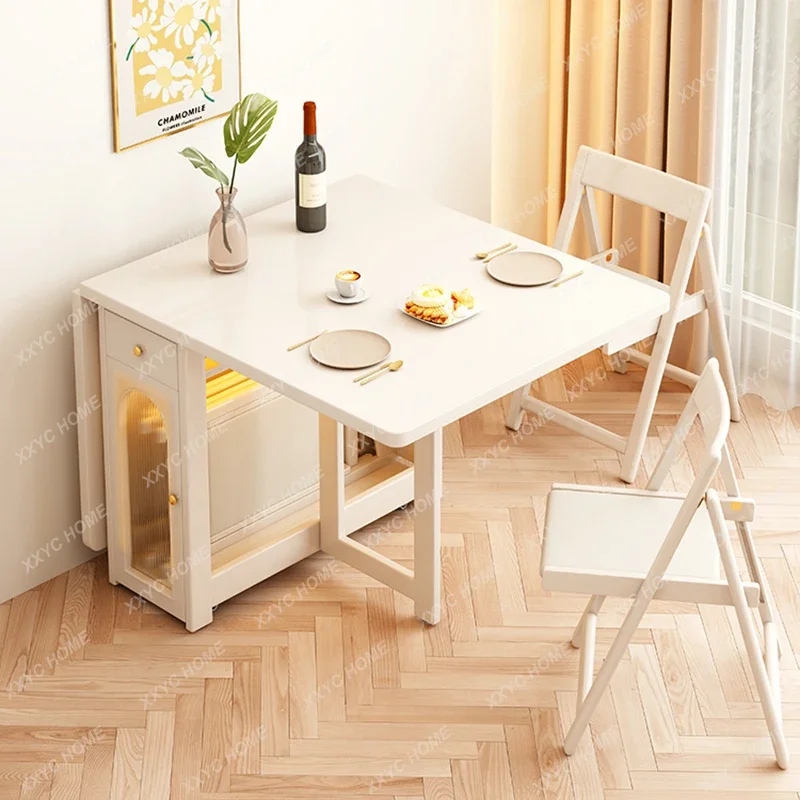 Luxury Simple Dining Table Set With Chair Vintage Modern Folding Table Space Savers Restaurant Furniture
Luxury Simple Dining Table Set With Chair Vintage Modern Folding Table Space Savers Restaurant Furniture