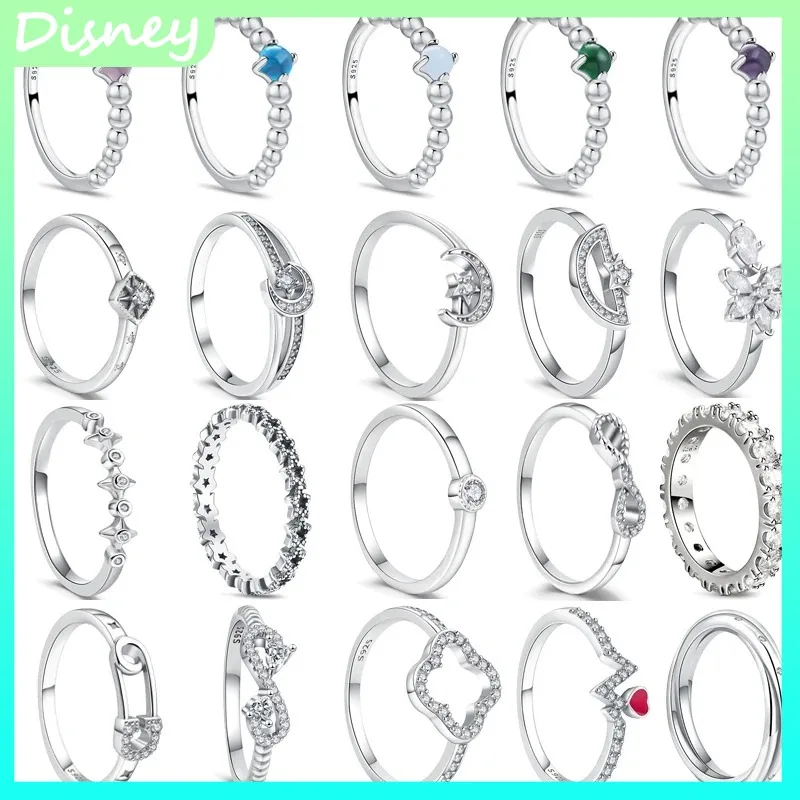 2025 Original S925 Sterling Silver Classic Simple Rings for Women - Star, Moon & Sparkling Butterfly Designs with Zirconia
2025 Original S925 Sterling Silver Classic Simple Rings for Women - Star, Moon & Sparkling Butterfly Designs with Zirconia