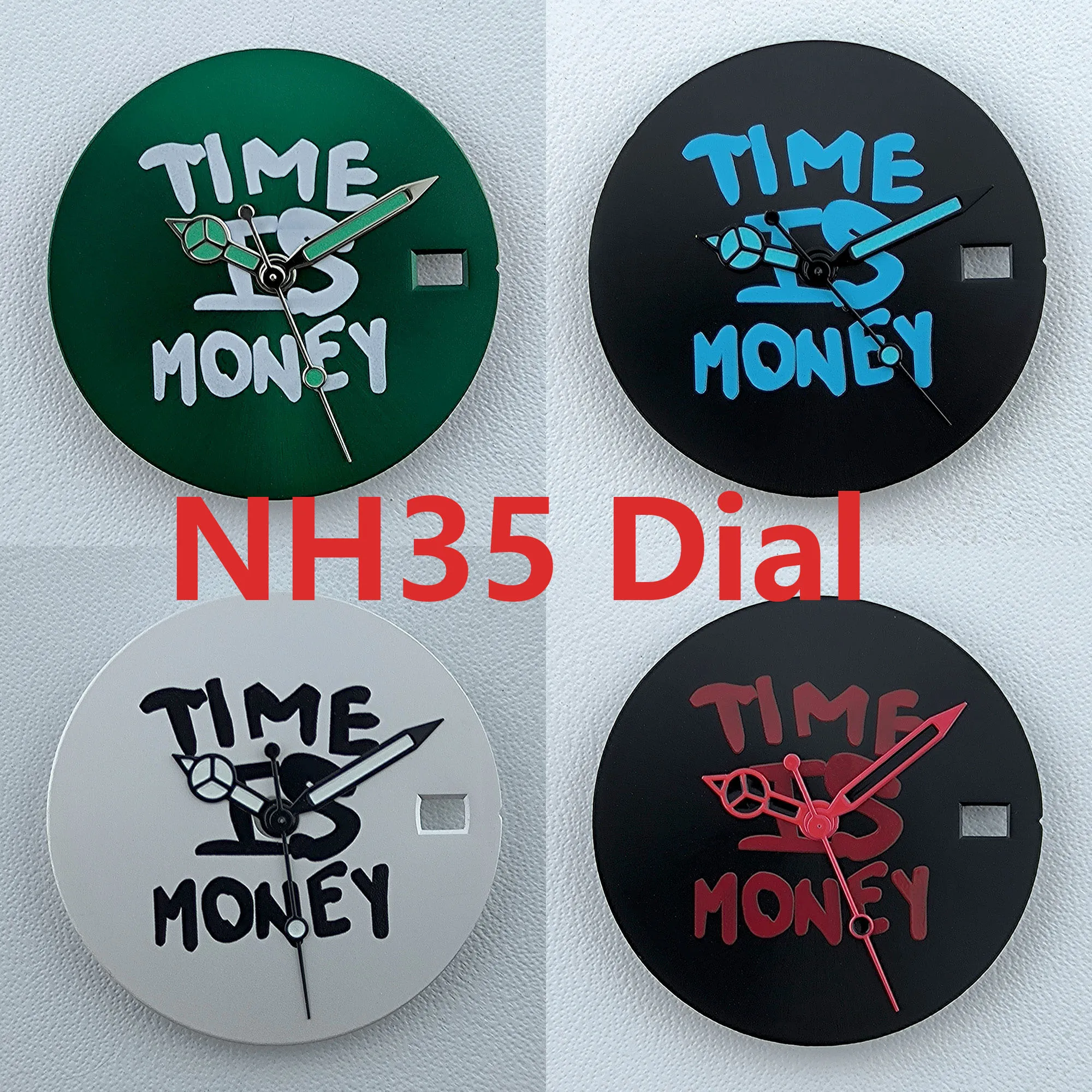 NH35 Dial 28.5mm Watch Dial Custom logo Dial No Luminous dial Fit NH Series movement watch accessories
NH35 Dial 28.5mm Watch Dial Custom logo Dial No Luminous dial Fit NH Series movement watch accessories