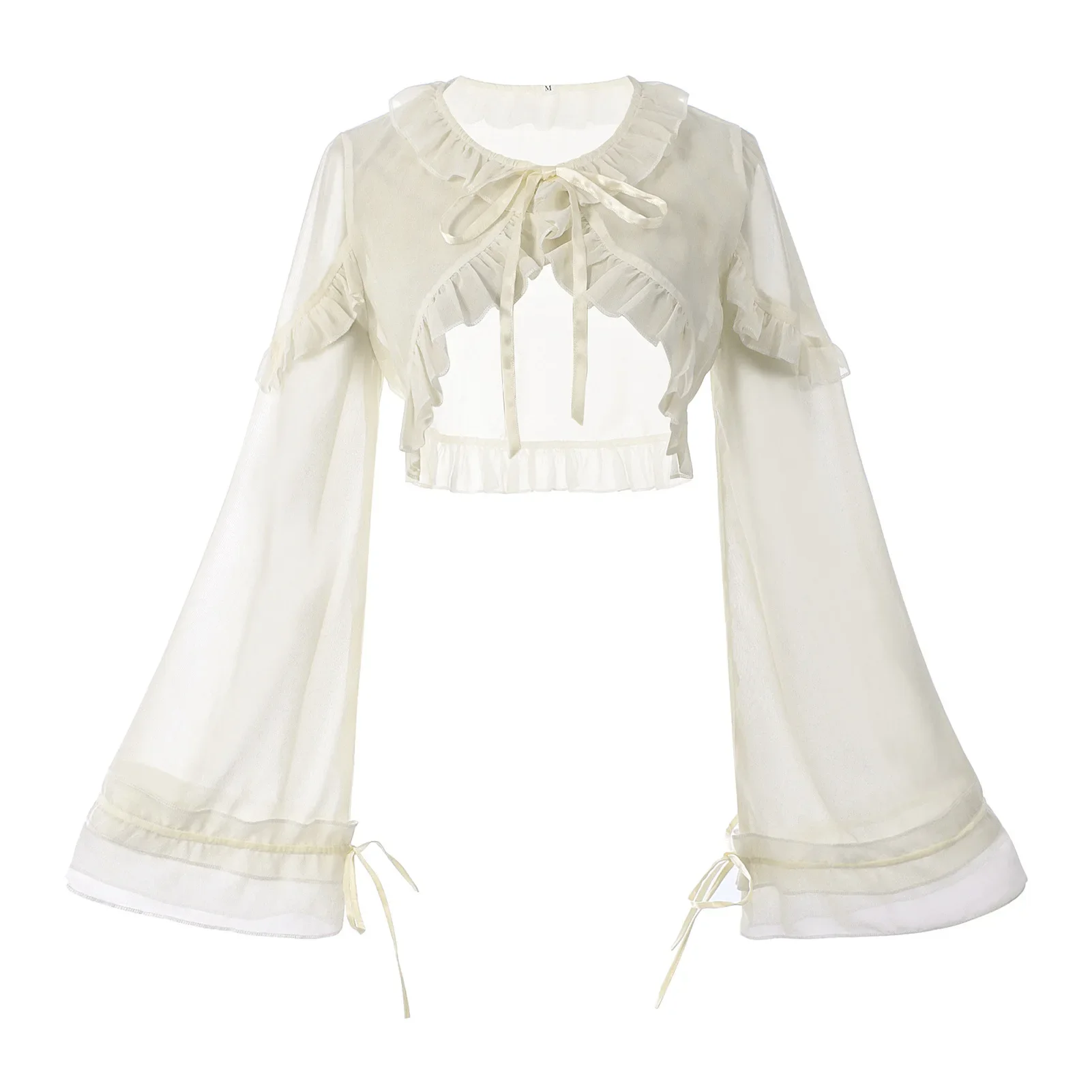 New Women Vintage Romantic Cosplay Costume Fashion Sweet Lolita Cropped Ruffles LaceUp Dress Slim Fit Party Outwear for Girls
New Women Vintage Romantic Cosplay Costume Fashion Sweet Lolita Cropped Ruffles LaceUp Dress Slim Fit Party Outwear for Girls