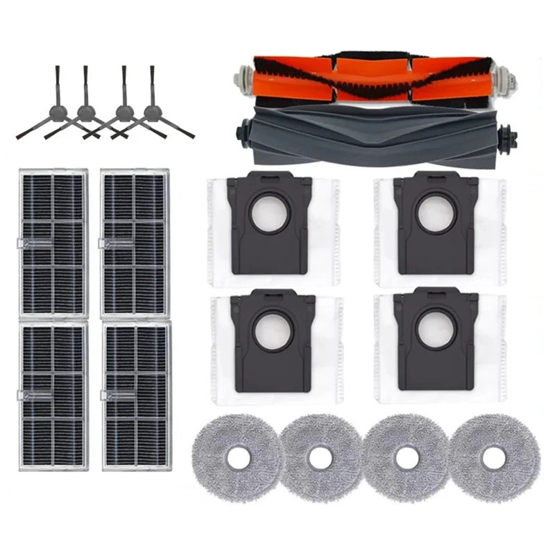 For Dreame X30 Pro Plus / X30 Pro Ultra Robot Vacuum Cleaner Main Side Hepa Filter Mop Cloth Dust Bags Accessories
For Dreame X30 Pro Plus / X30 Pro Ultra Robot Vacuum Cleaner Main Side Hepa Filter Mop Cloth Dust Bags Accessories