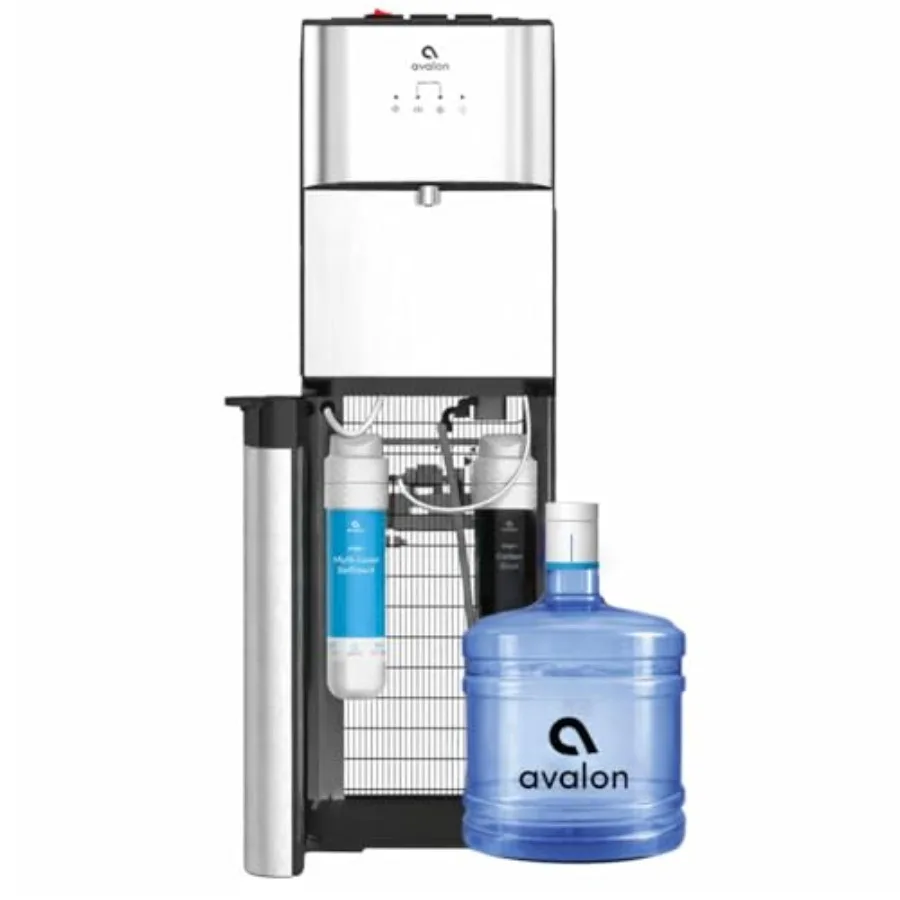 Bottom Loading Water Cooler Water Dispenser with Filtration - 3 Temperature Settings - Hot, Cold Room Water, Durable Stainless
Bottom Loading Water Cooler Water Dispenser with Filtration - 3 Temperature Settings - Hot, Cold Room Water, Durable Stainless