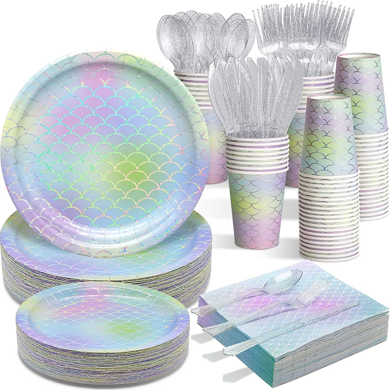 8Guests Mermaid Scale Disposbale Tableware Mermaid Theme Wedding Birthday Party DIY Under The Sea Girl Birthday Party Decor
8Guests Mermaid Scale Disposbale Tableware Mermaid Theme Wedding Birthday Party DIY Under The Sea Girl Birthday Party Decor